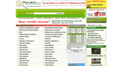 Desktop Screenshot of pecuaria.com.br