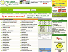 Tablet Screenshot of pecuaria.com.br